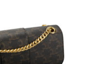 0649. Celine Medium Victoire Celine Canvas, Gold Hardware8