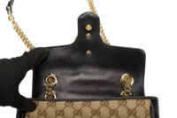 0651. Gucci Marmont Small Supreme Quilted Canvas, Gold Hardware11