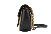 0651. Gucci Marmont Small Supreme Quilted Canvas, Gold Hardware3