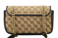 0651. Gucci Marmont Small Supreme Quilted Canvas, Gold Hardware4