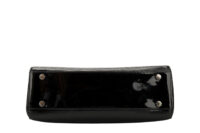 0656. Louis Vuitton Brea Black Patent Monogram Silver Hardware6