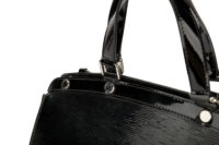 0656. Louis Vuitton Brea Black Patent Monogram Silver Hardware8