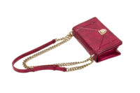 0659. Dior Diorama Small Metallic Pink Microcannage Leather, Gold Hardware10