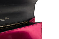 0659. Dior Diorama Small Metallic Pink Microcannage Leather, Gold Hardware13