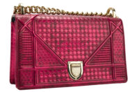 0659. Dior Diorama Small Metallic Pink Microcannage Leather, Gold Hardware2