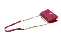 0659. Dior Diorama Small Metallic Pink Microcannage Leather, Gold Hardware9