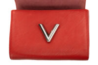 0660. Louis Vuitton Twist MM Red Epi leather, Silver Hardware15