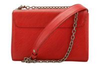 0660. Louis Vuitton Twist MM Red Epi leather, Silver Hardware4