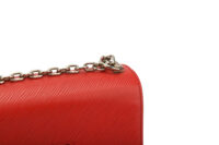 0660. Louis Vuitton Twist MM Red Epi leather, Silver Hardware8