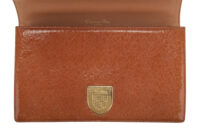 0661. Dior Diorama Small Brown Crinkled Leather, Gold Hardware12