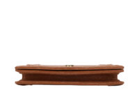 0661. Dior Diorama Small Brown Crinkled Leather, Gold Hardware6