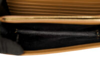 0663. Yves Saint Laurent Enveope Wallet on Chain (WOC) Brown Leather12