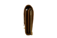0663. Yves Saint Laurent Enveope Wallet on Chain (WOC) Brown Leather4