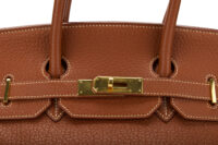 0664. Hermes Birkin 35, Brown Coffee Leather, Gold Hardware 2000 7
