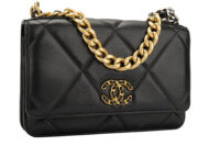 0665. Chanel 19 Wallet on Chain (WOC) Black Lambskin Leather, Mixed Chain Hardware2