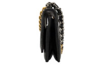 0665. Chanel 19 Wallet on Chain (WOC) Black Lambskin Leather, Mixed Chain Hardware4
