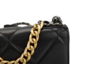 0665. Chanel 19 Wallet on Chain (WOC) Black Lambskin Leather, Mixed Chain Hardware8