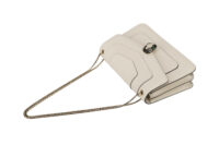 0667. Bvlgari Serpenti Forever Chain Handbag Off-white Leather, Silver Hardware12