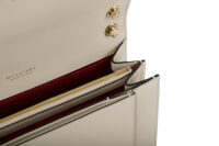 0667. Bvlgari Serpenti Forever Chain Handbag Off-white Leather, Silver Hardware16