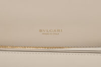 0667. Bvlgari Serpenti Forever Chain Handbag Off-white Leather, Silver Hardware17