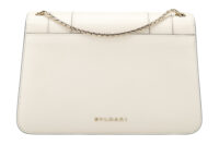 0667. Bvlgari Serpenti Forever Chain Handbag Off-white Leather, Silver Hardware4