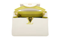 0671. Louis Vuitton Capucines BB White:Lime Leather, Gold Hardware11