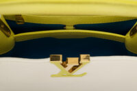 0671. Louis Vuitton Capucines BB White:Lime Leather, Gold Hardware13