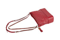 0673. Chanel Gabrielle Medium Pink Quilted Leather Chain Handbag10