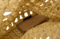 0674. Prada Croquet Raffia Beige Medium Tote bag11