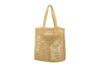0674. Prada Croquet Raffia Beige Medium Tote bag2