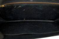 0681. Hermes Vintage Pan Box Black Calfskin Leather Clutch, Gold Hardware13