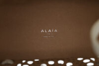 0684. ALAIA Mina 20 Laser Cut White Leather Tote bag10