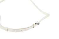 0684. ALAIA Mina 20 Laser Cut White Leather Tote bag15