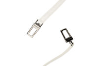 0684. ALAIA Mina 20 Laser Cut White Leather Tote bag16