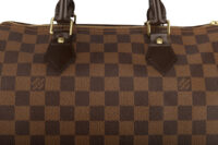 0687. Louis Vuitton Speedy 30 Damier Ebene, Gold Hardware7