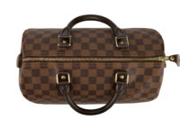 0687. Louis Vuitton Speedy 30 Damier Ebene, Gold Hardware9