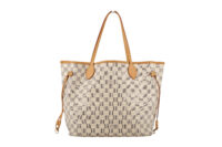 0702. Louis Vuitton Vintage Neverfull MM Damier Azur Canvas, Gold Hardware1