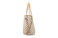 0702. Louis Vuitton Vintage Neverfull MM Damier Azur Canvas, Gold Hardware4