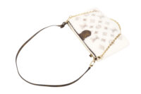 0706. Louis Vuitton Neo Pochette White Mink Monogram, Gold Hardware7