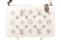 0706. Louis Vuitton Neo Pochette White Mink Monogram, Gold Hardware8