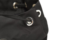 0682. Prada Re-nylon Black Backpack, Silver Hardware14