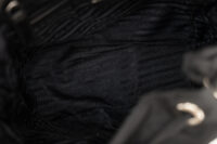 0682. Prada Re-nylon Black Backpack, Silver Hardware17