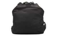 0682. Prada Re-nylon Black Backpack, Silver Hardware4