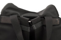 0682. Prada Re-nylon Black Backpack, Silver Hardware9