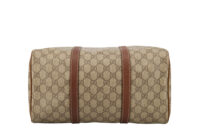 0704. Gucci Ophidia Supreme GG Canvas Duffel bag, Gold Hardware6