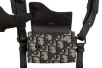 0710. Dior Oblique Canvas Elite Dual Pouch, Ruthenium Hardware8