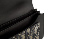 0710. Dior Oblique Canvas Elite Dual Pouch, Ruthenium Hardware9