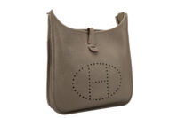 0712. Hermes Evelyne 29 Etoupe Clemence Leather, Palladium Hardware2