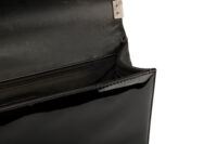 0713. Chanel Boy Bag Large Black Quilted Patent Leather, Ruthenium Hardware12