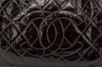 0714. Chanel Grand Shopping Tote (GST) Crinkled Burgundy Leather, Silver Hardware12